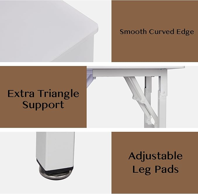 Winado Foldable Manicure Table Nail Table for Nail Tech, Nail Desk Station Makeup Beauty Salon Storage Acetone Resistant with Electric Dust Collector, Lockable Wheels, Wrist Cushion, Drawers & Cabinet