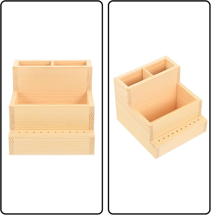 Box storage box manicure bit display stand nail tech supplies nail holder nail drill holder rack drill holder for makeup organizer drill bit log small pencil holder office