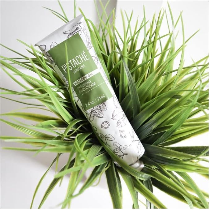 Pistaché Skincare Pistachio Oil Hand Cream | Hydrating & Nourishing with Vitamin E | Long-Lasting Moisturizer for Hands, Nails & Cuticles | The Boyfriend Body Butter, 2.4 oz