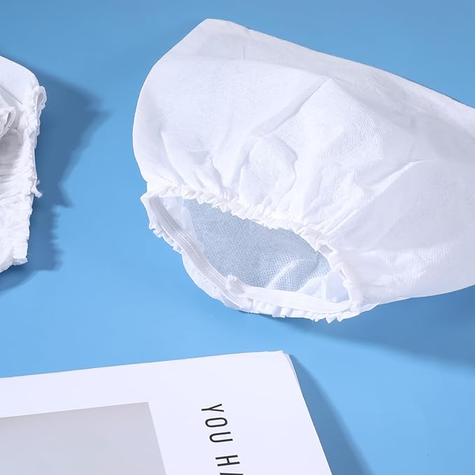 10Pcs White Non-Woven Nail Art Dust Suction Collector, Dust Collector Bags, Replacement Bag for Nail Art Equipment, Durable, Bags for Nail Salon