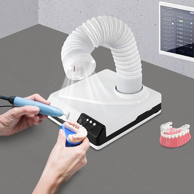 Countertop Vacuum Cleaner Dust Collector, Nail Art Manicure Dentist's Dust Clean Tool, Dust Collector Fan Vacuum Cleaner