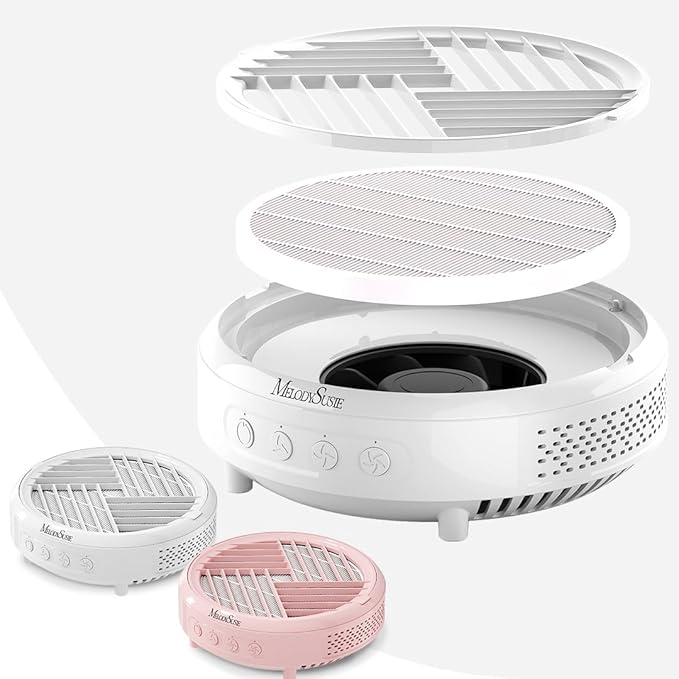 MelodySusie HPro Nail Dust Collector Replacement Filter,2 Pack Reusable Dust Filter Only for MelodySusie HPro Nail Dust Collector Vacuum Fan Dust Collector Extractor Electric Dust Suction Machine