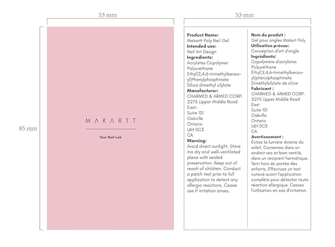 Makartt Poly Nail Gel: Clear 50ML Gel Builder for Natural-Looking Strengthener 3D Molding Gel for Trendy Nail Art-Long-Lasting and Easy to Use Supplies