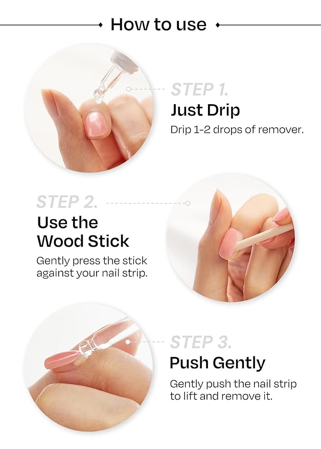 ohora Bundle Set (N Addict Starter Kit) - Red Solid Gel Nail Strips with UV/LED Lamp and Mini Remover, Salon-Quality, Long Lasting, Easy to Apply & Remove - Includes Prep Pads, Nail File, Wooden Stick