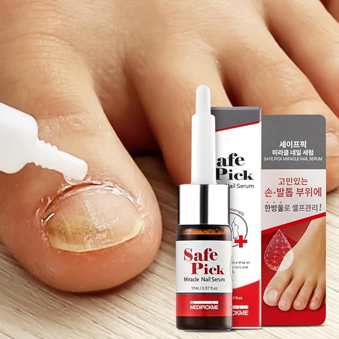 Safepick Intensive Nail Strengthener Serum for Weak, Thin & Damaged Fingernails - Keratin & Biotin Formula for Restoration & Growth Support - Quick-Drying