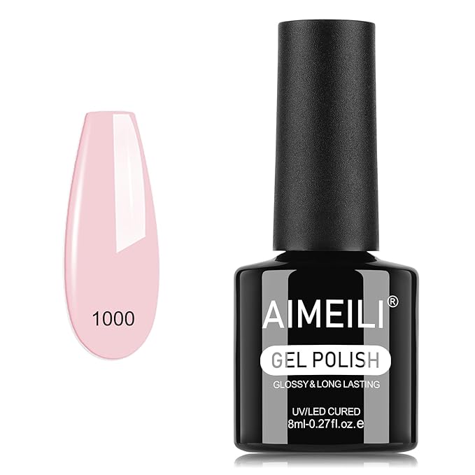 AIMEILI Gel Nail Polish, Hema Free, Cruelty Free, Vegan, Soak Off U V LED Nail Art for Women Girls Manicure Salon DIY Home - 1000 8ml