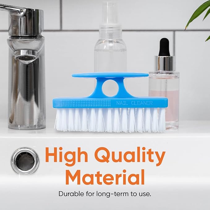 Nail Brush for Cleaning Fingernails, Nail Scrubber Brush, Toe Foot Hands Fingernail Brush Cleaner- Small Scrub Brush- All-Purpose Stiff Cleaning Brush for Home, Kitchen, Work, 3 Pack - Superio