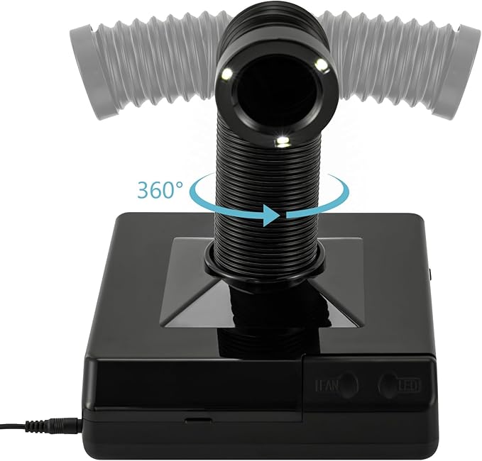 Countertop Vacuum Cleaner Dust Collector, Nail Art Manicure Dentist's Dust Clean Tool, Dust Collector Fan Vacuum Cleaner