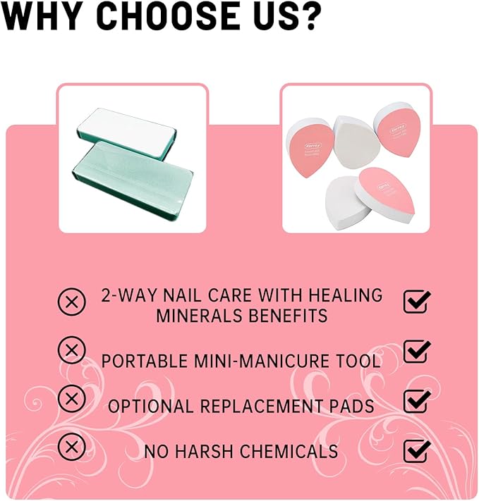 Nail Files and Buffers for Natural Nails Smooth and Polish Gel Surface 400/600/4000 Grit (A-Drop)
