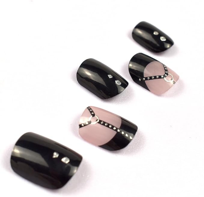 Semi Cured Gel Nail Strips Glitter Manicure Stickers Salon Quality Long-Lasting Wraps Work with Any Nail Light