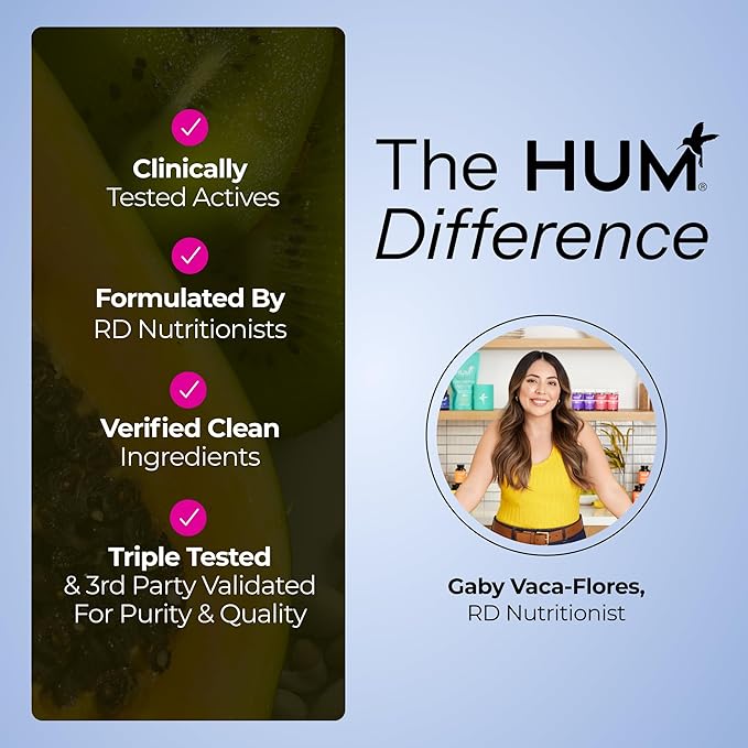 HUM Mighty Night Nighttime Sleep Supplement for Skin Care, CoQ10, Valerian Root & Ferulic Acid to Support Cell Turnover, Skin Vitamins for Women and Men, Overnight Beauty Vitamins, 60 Vegan Softgels