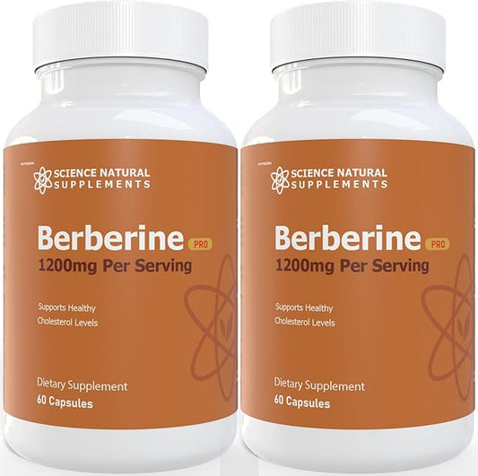 Berberine Pro, Science Natural Supplements, 60 Capsules, Blood and Cholesterol Support (2)