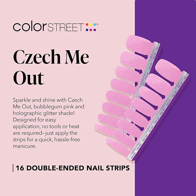 Color Street Czech Me Out Nail Strips
