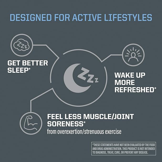 Sleep Support & Restore Capsules Melatonin-Free Sleep Aid for Deep Rest & Recovery Magnesium Chamomile Lemon Balm & Adaptogens for Relaxation Muscle Relief & Refreshing Mornings 60 Vegan Capsules