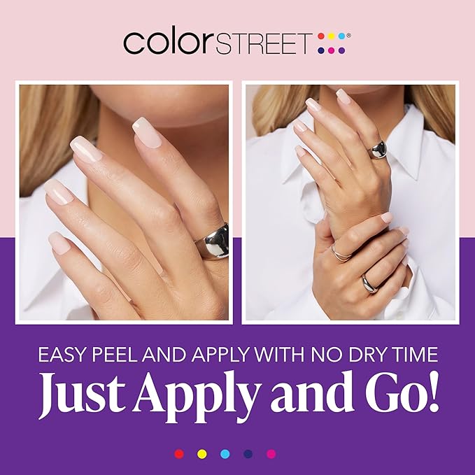 Color Street Ballet Blush Nail Strips
