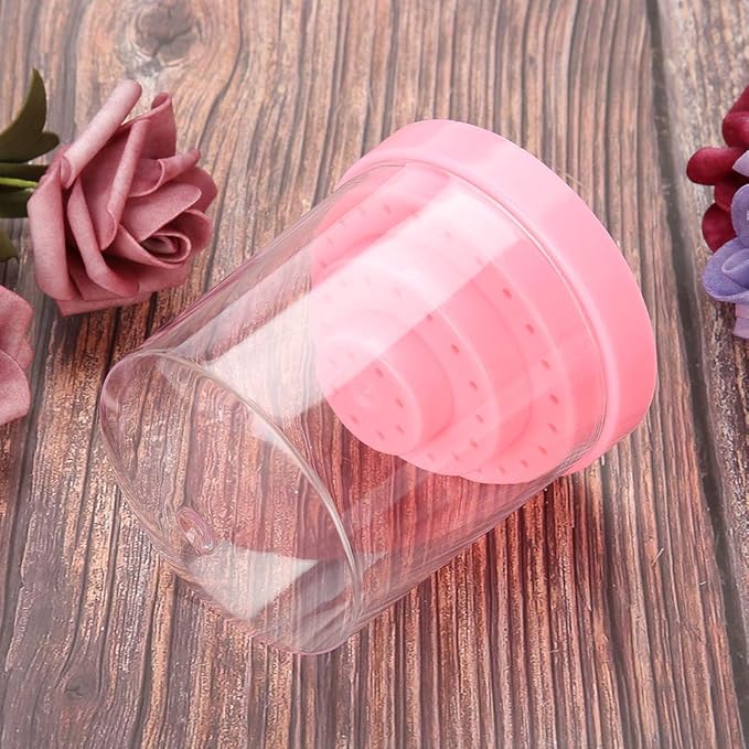 FILFEEL Nail Drill Bit Holder, 48 Holes Stand Display Organizer Box with Plastic Nail Art Accessories()
