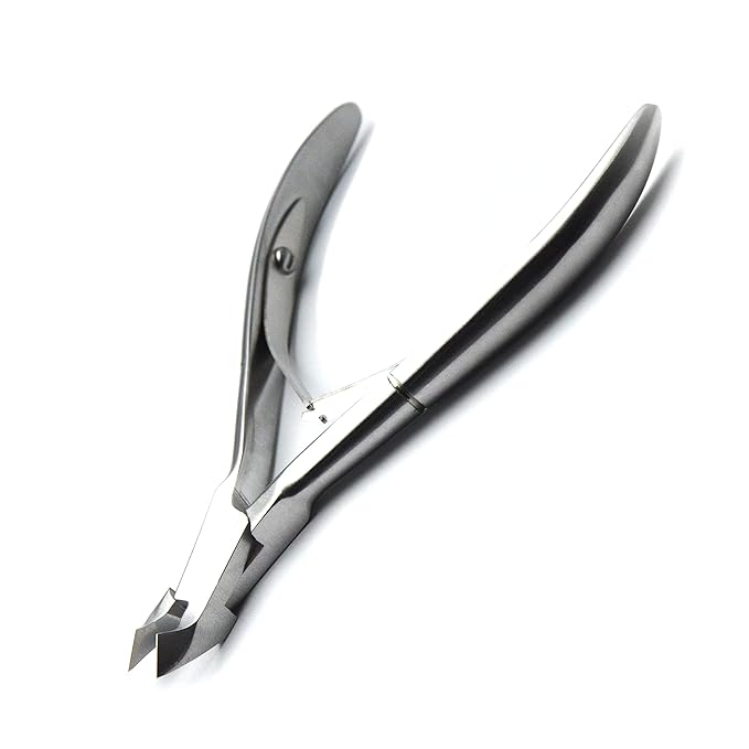 Cuticle Nippers Sharp Cuticle Trimmer Stainless Steel Cuticle Clippers Pedicure Manicure Nail Tool for Fingernails and Toenails