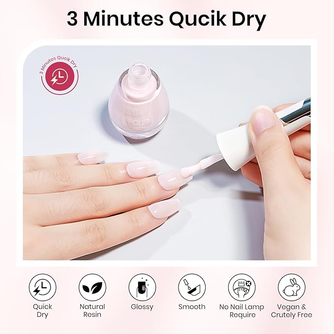 Nail Strengthener and Growth, Nail Repair for Damaged for Hardener Extra Strong, Ridge Filler Natural Nails Polish