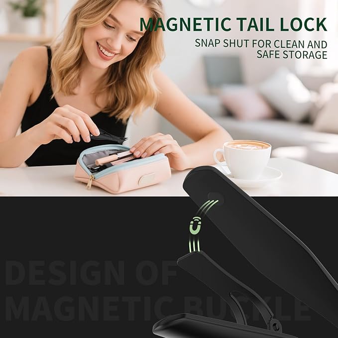 Ingrown Nail Clippers, Slant Curved Blade Nail Clippers for Men Thick Ingrown Toenails with 33mm Wide Jaw Opening, Heavy Duty Stainless Steel Toenail Clippers for Seniors Thick Toenails Black