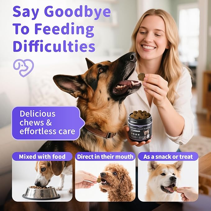 Cranberry Supplement for Dog UTI Treatment - Bladder Control - Urinary Tract Health + D-Mannitol for Bladder Stones, Incontinence & Kidney & Immune Support - Chicken Flavor - 90 Ct Soft Chews