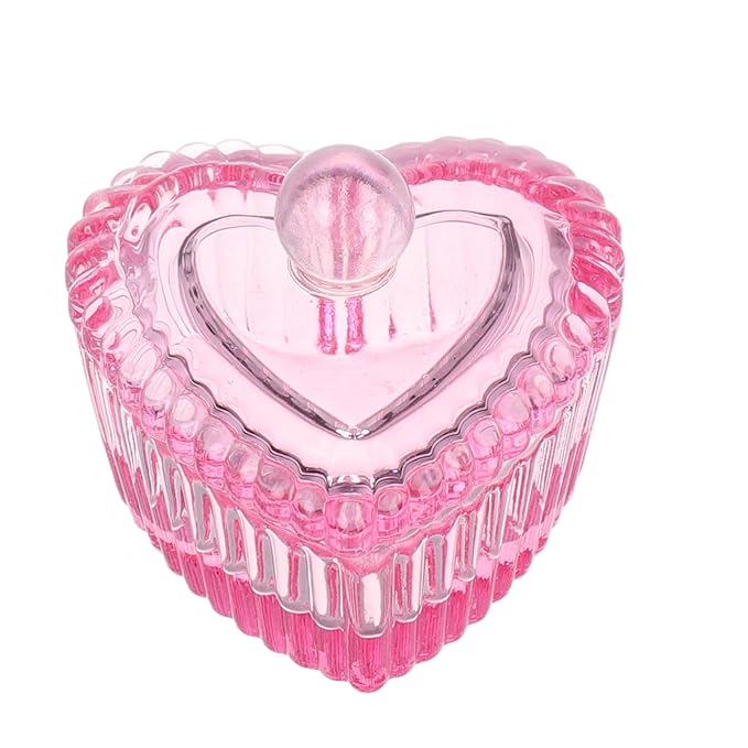 Japanese Aesthetic Crystal Cup Nail Soaking Bowl with Lid Dappen Dish Nail Polish Remover Jar Holder