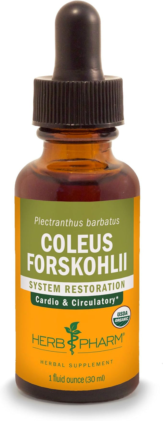 Herb Pharm Coleus Forskohlii Liquid Extract for Heart Health, 1 Fl Oz