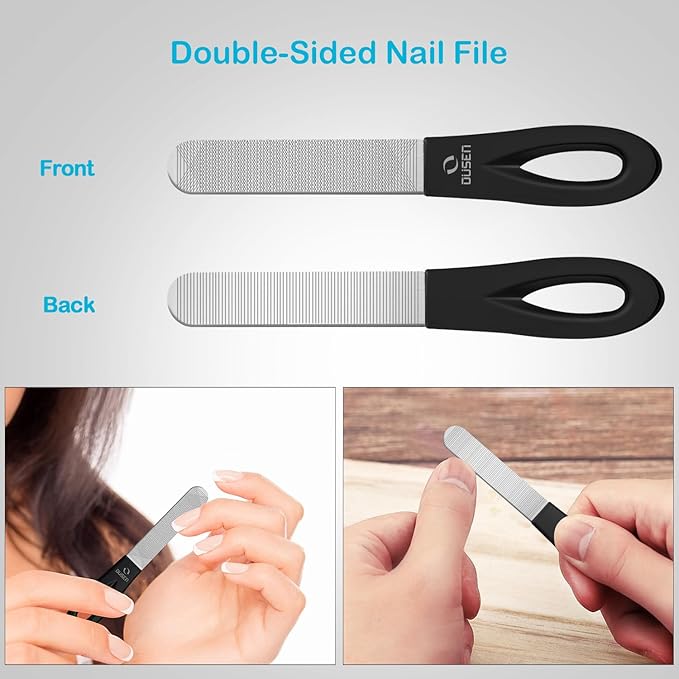 Toenail Clippers for Seniors Thick Nails, Angled Head Ingrown Toe Nail Clippers with Slanted Curved Blade, No Splash Nail Clippers for Men & Women Fingernail, Professional German Nail Cutter Wide Jaw