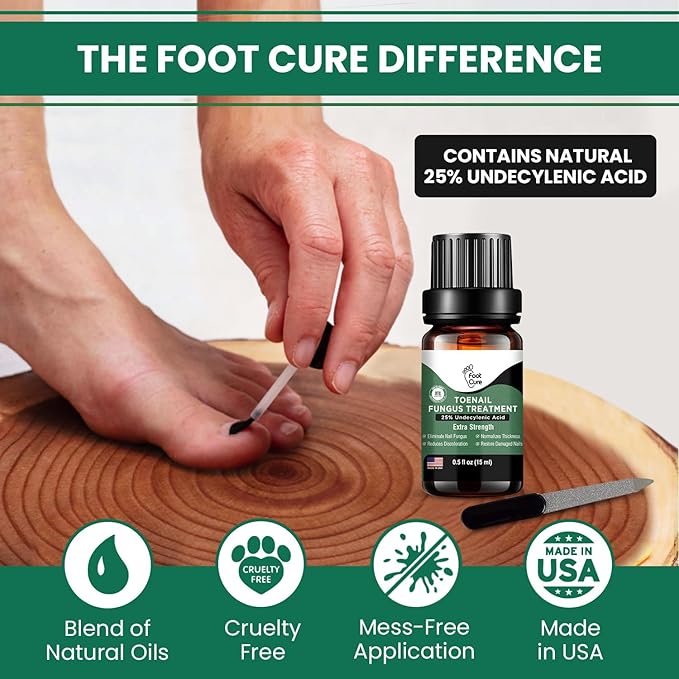 Toenail Renewal Solution Extra Strength Care for Toe Nail & Fingernails - Nail Repair Solution for broken, Discolored Nails - Renews Damaged Cracked Ingrown Toenail Made In USA 0.50 Fl Oz - 2 Pack