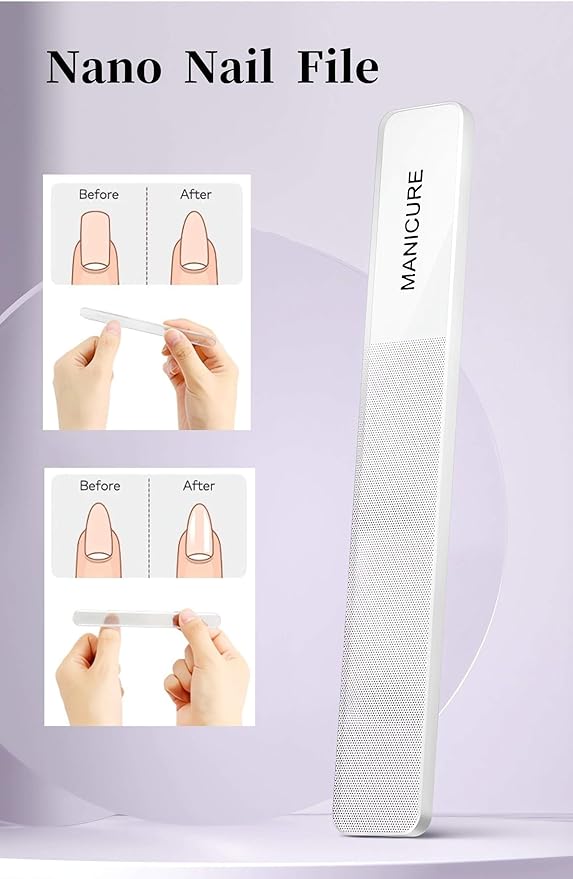 4 Pcs Manicure Set Stainless Steel Nail Clippers, Beauty Tool Portable Set Professional Grooming Kits, Travel Nail Kit for Men and Women (Gradient Pink)
