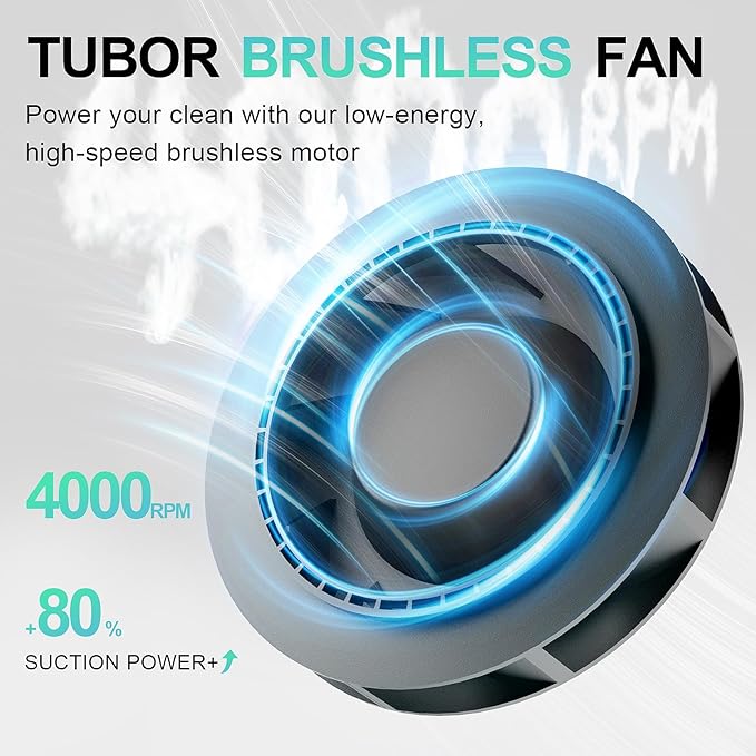 L'UGX Rechargeable Nail Dust Collector for Acrylic Nails, 10-Gear Professional Nail Vacuum Duster Extractor Cleaner With 2 Reusable Filters for Salon Use,Powerful