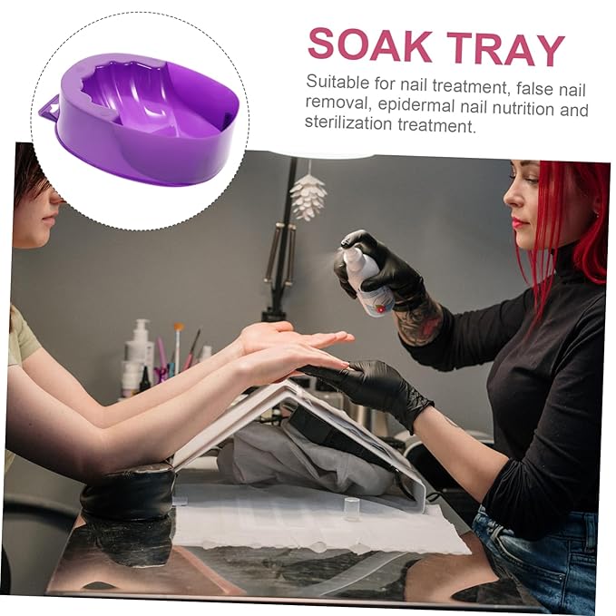 1pc Awate Hand Soaking Bowl Nail Removal Bowl Manicure Care Nail Art Soak Tray