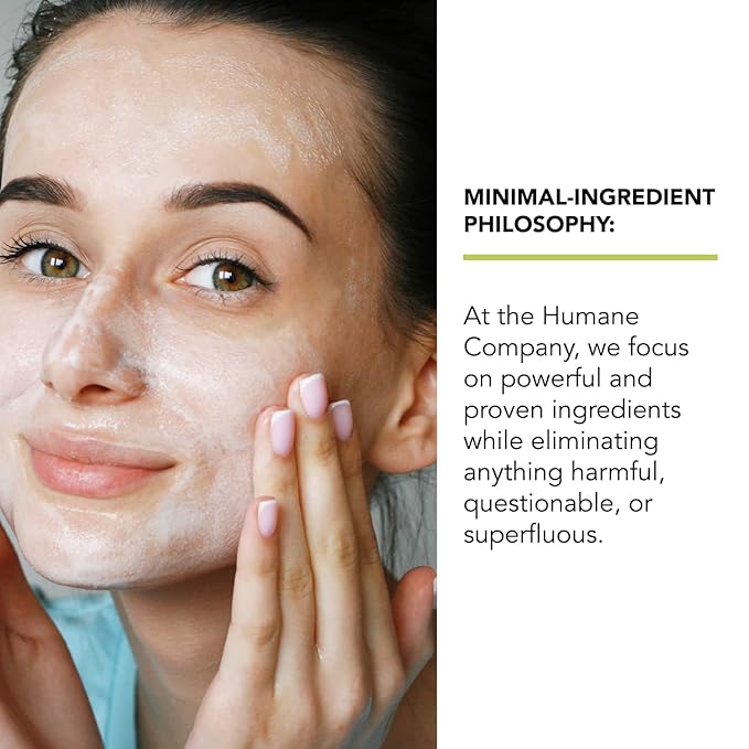 humane Benzoyl Peroxide Acne Body Wash - 10% Maximum-Strength Face, Skin, Butt, and Back Acne Treatment - 16 Fl Oz - Dermatologist-Tested Non-Foaming Acne Face Wash Cleanser - Vegan, Cruelty-Free