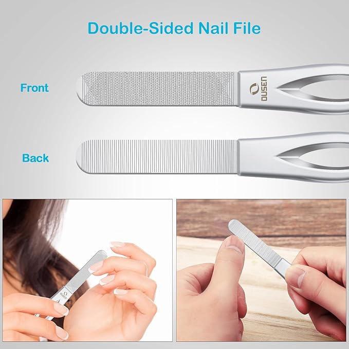 Toenail Clippers for Thick Nails, Angled Head Toe Nail Clippers for Men& Women, Wide Jaw Fingernail Clippers with Catcher, Ingrown Toe Nail Cutter with Slanted Curved Blade Nail Trimmer for Seniors