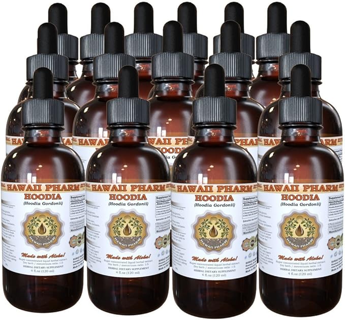 Hoodia Liquid Extract, Hoodia (Hoodia Gordonii) Tincture Supplement 15x4 oz