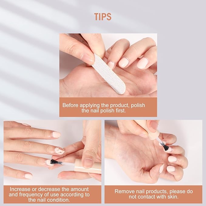 Gel Nail Polish Remover, Professional Gel Polish Remover Kit for Nails, Easily & Safely Remove Nail Polish in 3-5 Minutes, No Soaking or Wrapping, 15ml