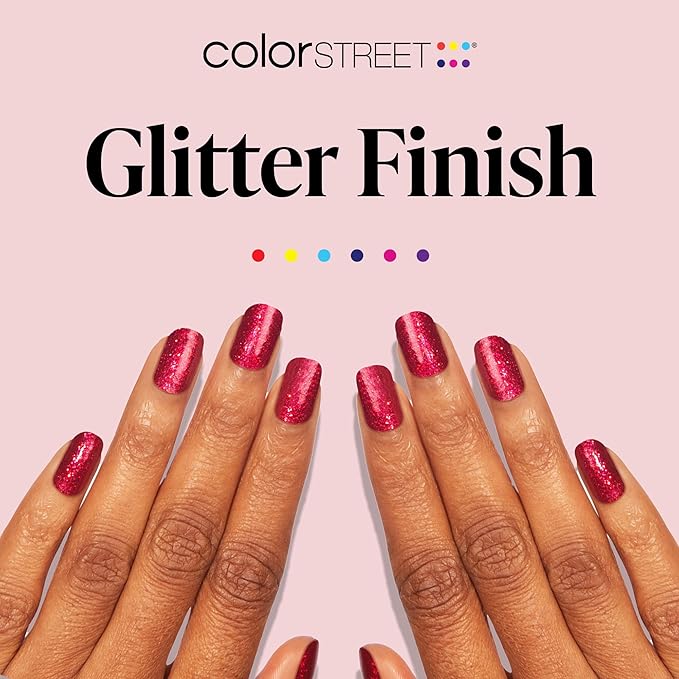 Color Street Cherry on Top Nail Strips