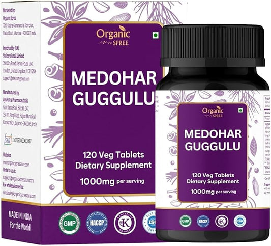 Medohar Guggulu 120 Tablets – Ayurvedic Formula – Supports Metabolism & Immune Health*