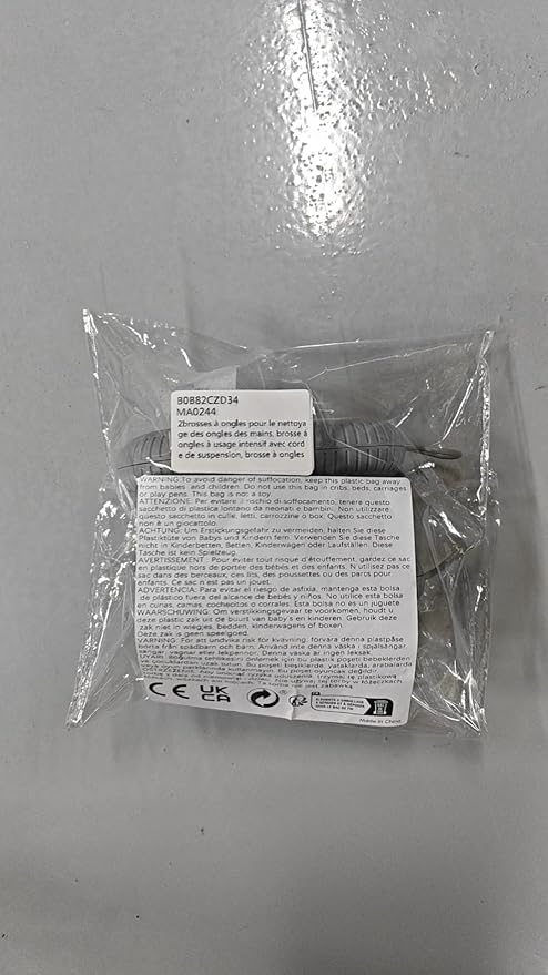 2 Pcs Nail Brush for Cleaning Fingernails, heavy Duty Finger Nail Scrub Brush Hand Scrub Brush with Hanging Rope, Narrow Bristles Fingernail Brush for Cleaning and Scrubbing Fingernails and Toes