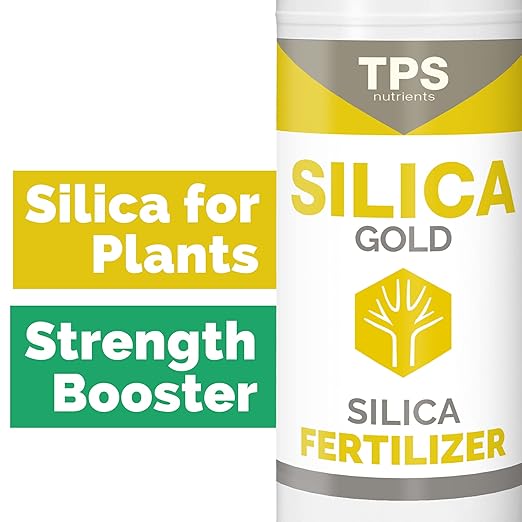 TPS NUTRIENTS Silica Gold Plant Strength Nutrient and Supplement with Bioavailable Silicon 1 Quart (32 oz)