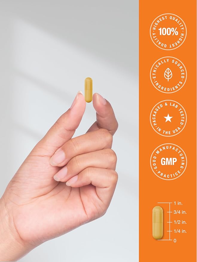 Horbäach B-100 Complex Vitamin | 60 Capsules | Non-GMO and Gluten Free Supplement