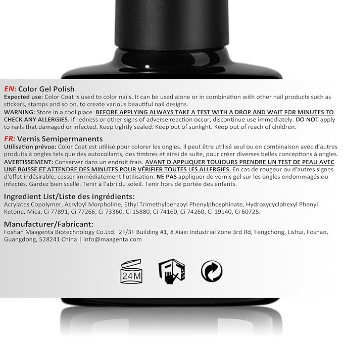 AIMEILI Gel Nail Polish, Hema Free, Cruelty Free, Vegan, Soak Off U V LED Nail Art for Women Girls Manicure Salon DIY Home - 1009 8ml