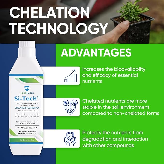 Si-Tech Silica, Mono-Silicic Acid Plant Nutrient Solution with Proprietary Technology (16 fl.oz)
