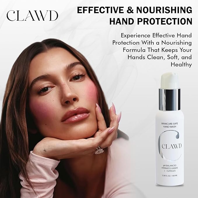 Manicure-Safe Hand Wash for Women - Gentle Hand Soap with Moisturizing Formula - Ideal for Maintaining Manicures, Premium Hand Soaps for Soft and Clean Hands | 100ml/3.38floz