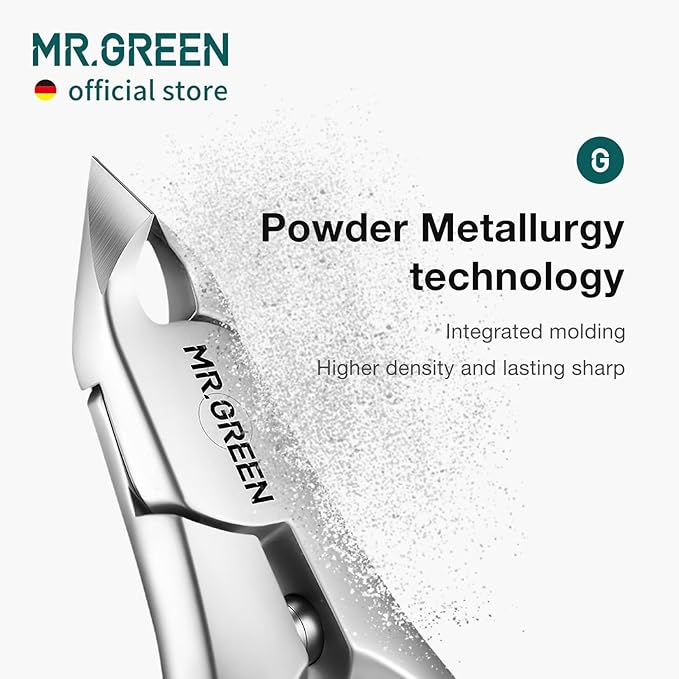 MR.GREEN Cuticle Nippers Innovate Cuticle Scissors Built-in Spring Clippers Trimmer Dead Skin Remover Manicure Beauty Tool (Cuticle Nipper)
