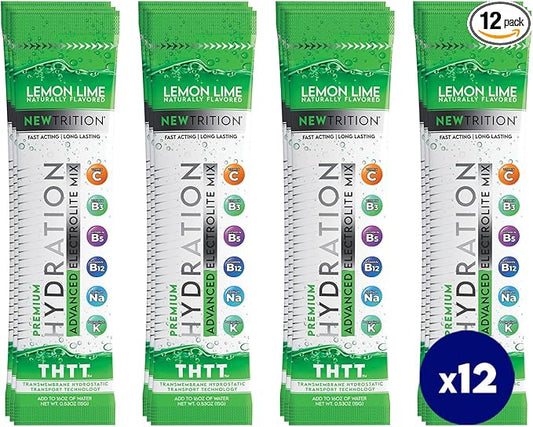 Hydration Powder, Electrolyte Powder Packets, Naturally Flavored Hydrating Packets for Water, Fast Acting Hydrate Electrolytes with Vitamins C & D