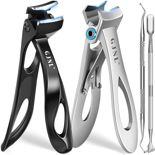Toenail Clippers for Thick Nails, 2025 Stocking Stuffers Gifts for Men Nail Clippers with Wide Jaw Opening, Heavy Duty Large Finger Nail Clippers
