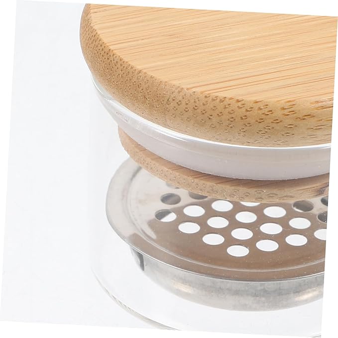 Veemoon Nail Soaking Bowl Glass Nail Dish Cup French Manicure Gel Polish Holder