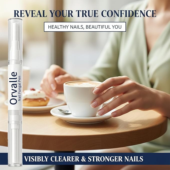 Orvalle Nail Fungus Pen,Toenail fungus pen,Nail Growth Pen for Repair & Strengthener,Nail Growth Treatment Repair Serum Twist Pen Activator for Repair & Strengthener(3pcs)