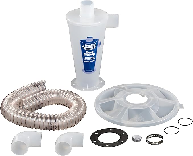 Dust Deputy Plus Anti-Static Retrofit Cyclone Separator Kit for Wet/Dry Shop Vacuums with Collapse-Proof Bucket Lid and Hose (DD Plus)