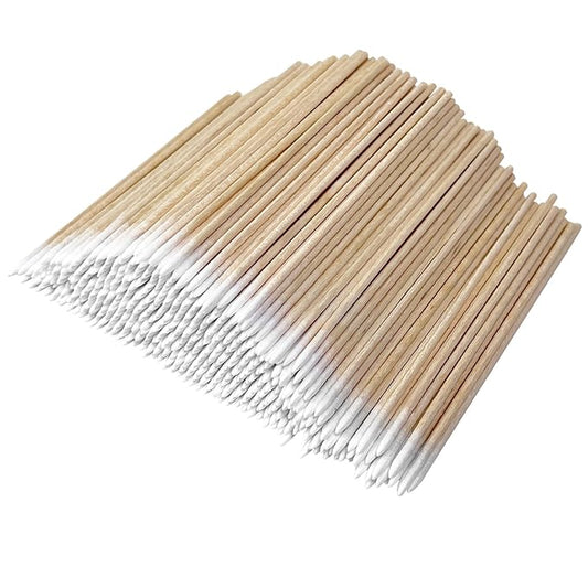 1000 Pcs Pointed Cotton Swabs for Nails, 4 Inch Microblading Cotton Swab for Makeup, Nail Polish Clean Up Tool, Lint Free Cotton Buds for Beauty, Precision Makeup and Craft Applicators (1000 pcs)